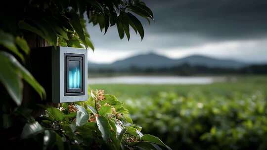 智能环境监测设备守护绿色田野