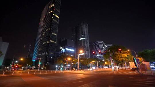 疫情下的北京夜景视频素材模板下载