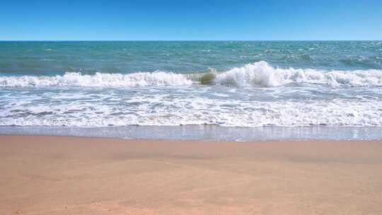 大海海浪海边浪花