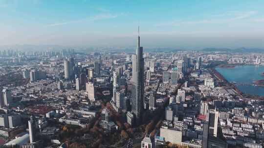 南京紫峰大厦航拍