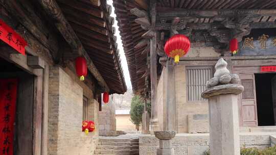 山西长治浊漳河谷龙门寺古建筑分镜素材