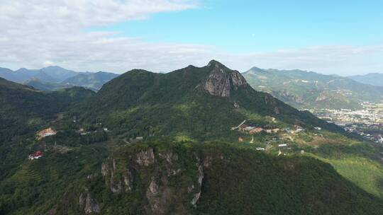 航拍温州南雁荡山自然风景