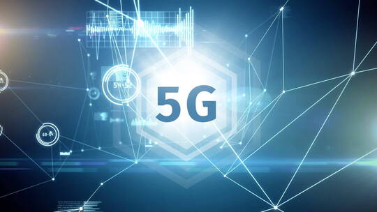 数字显示5G视频素材模板下载