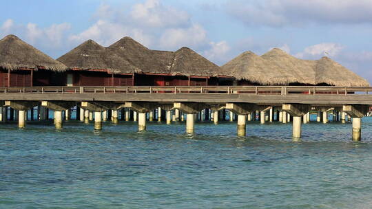 马尔代夫海岛上水上的酒店(2)