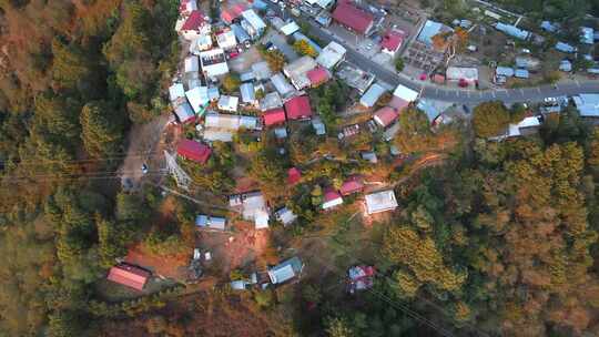 San Jose del Paceffo， Village，墨西哥，Drone Shot，4k，瓦哈卡