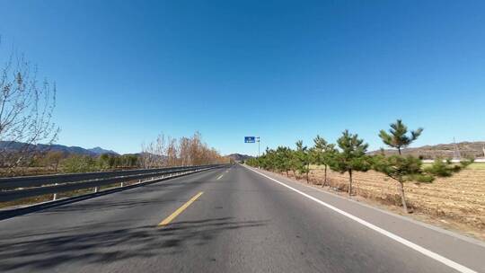 开车第一视角沿途风景 行驶在公路上(合集)