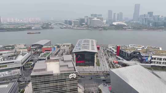 上海徐汇滨江西岸文化艺术中心航拍混剪