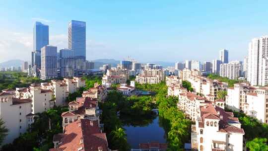 山屿湖 三亚别墅 居住环境 兰海水都花园