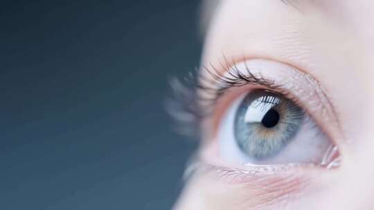 女性眼睛微距特写素材