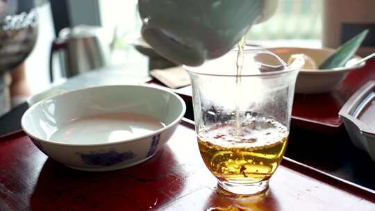 中国传统文化茶道茶艺泡茶醒茶沏茶全过程