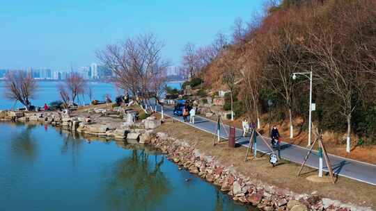 湖南岳阳洞庭湖小镇旅游景区