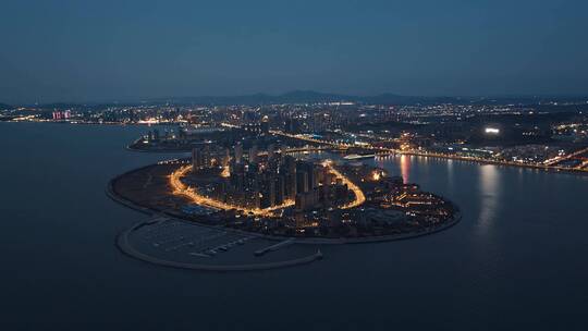 东方影都星光岛夜景