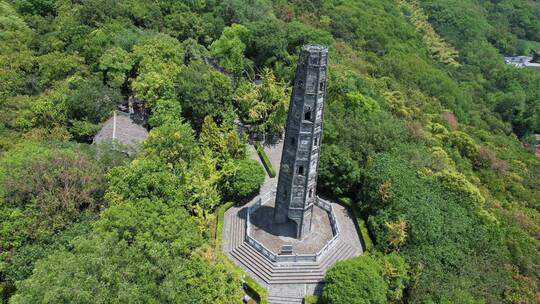 中式传统古建筑天马山宝塔