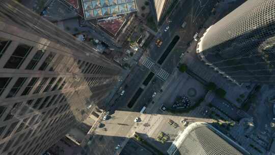 4K-俯瞰推进城市道路