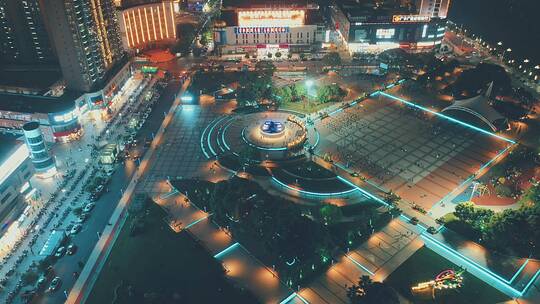 广丰月兔广场夜景