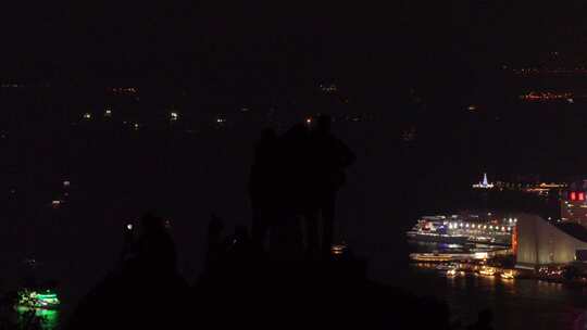 香港夜景航拍