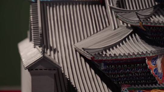 微缩模型中国古代建筑