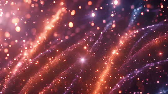 宇宙星云粒子光斑