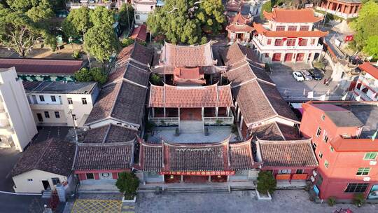 福建莆田东山报恩寺航拍