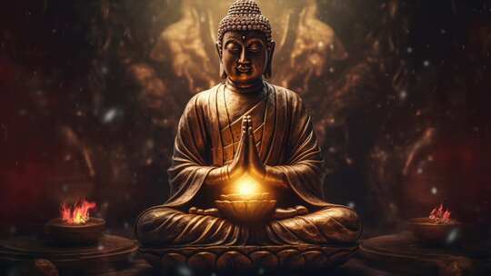 佛教 佛像 冥想打坐