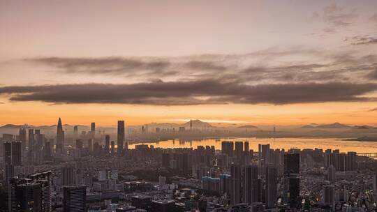 深圳湾日出延时