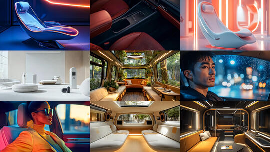 新能源车内智能AI黑科技2高清在线视频素材下载