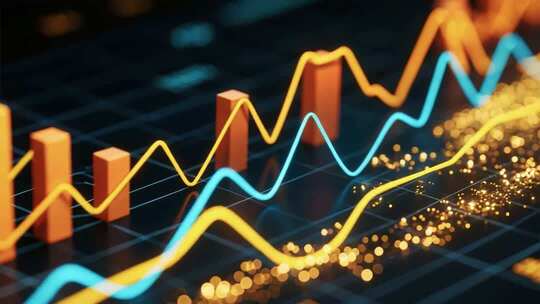 金融经济图表数据素材