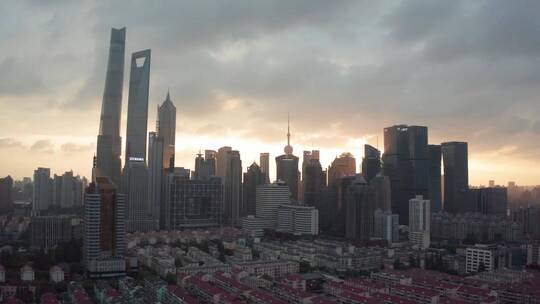 上海城市风光航拍