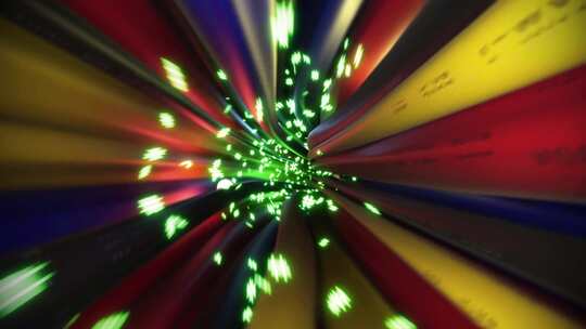 光纤光通道光速时光隧道