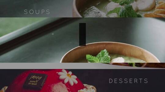 清新动感现代餐厅菜单产品推广打折优惠促销AE模板