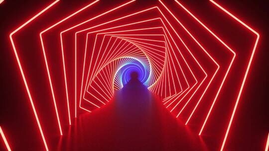 时光空间快速穿梭时间隧道视频背景素材29