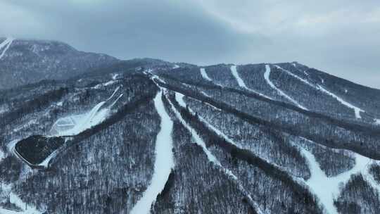 亚布力滑雪场航拍