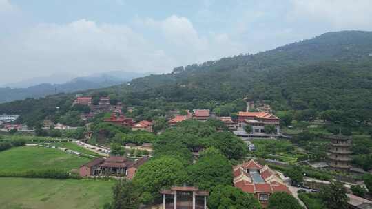 航拍福建莆田南山广化寺