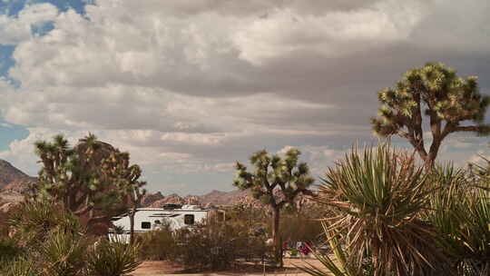 沙漠云彩延时拍摄