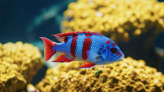 水族馆海鱼特写