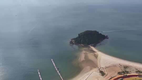 惠州双月湾狮子岛视频素材模板下载