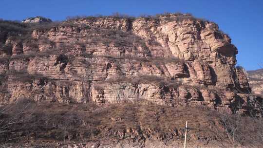 树 岩石上的树 美景 景色 石家庄 嶂石岩