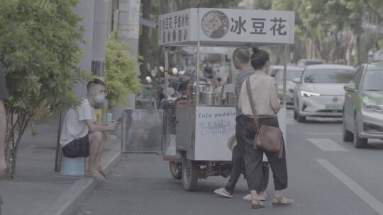 菜市场农贸市场摊主摊贩视频素材模板下载