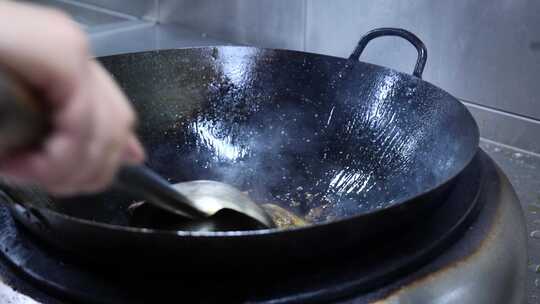 炒菜 厨师 厨艺 饮食 素材 火焰 做饭