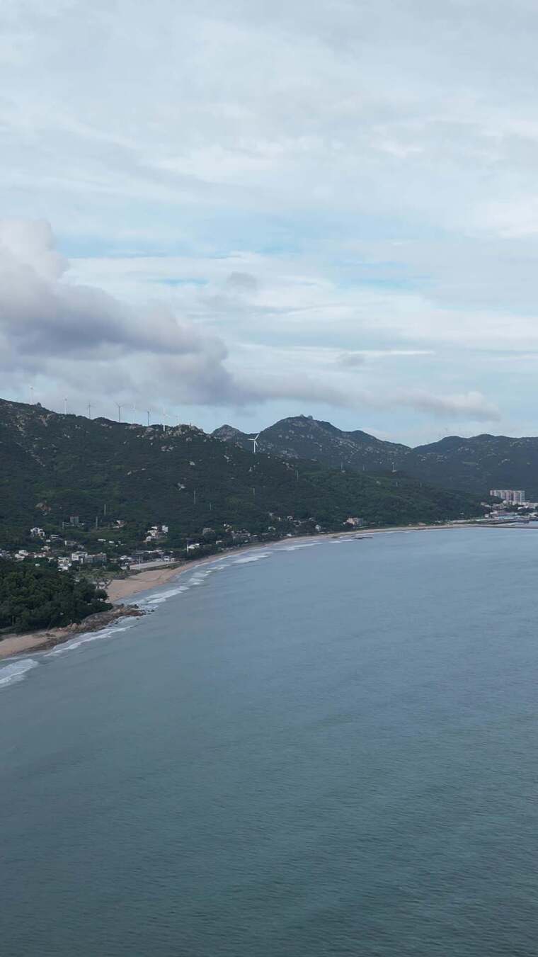 竖版视频广东汕头南澳岛十里银滩