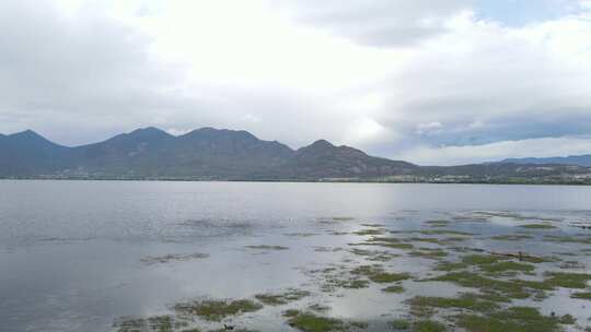 美丽的湖水  丽江山水湖面视频素材模板下载