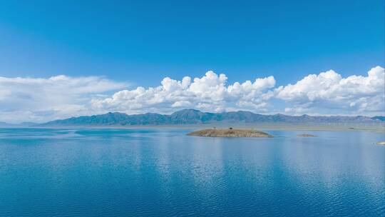 中国新疆赛里木湖延时风景