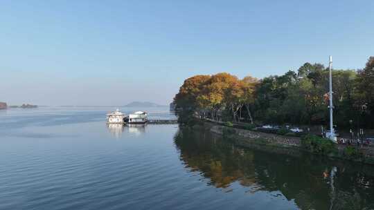 秋日东湖航拍