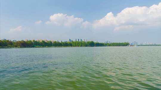 武汉东湖风景区夏季自然风光