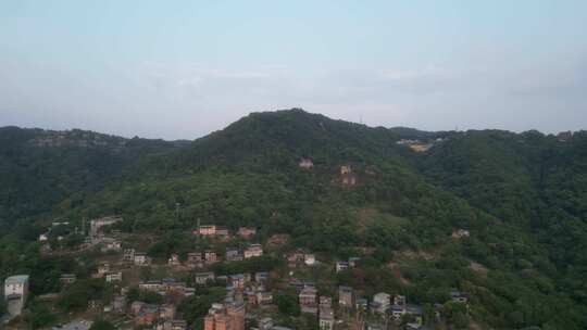 航拍重庆涂山景区