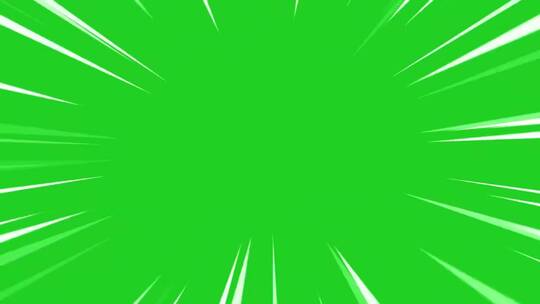 【绿幕素材】全屏放射线（白色）视频素材模板下载