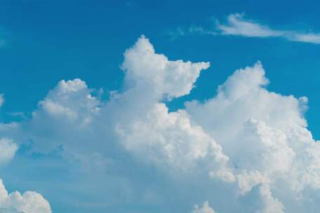 云 白云 云朵延时天空云朵