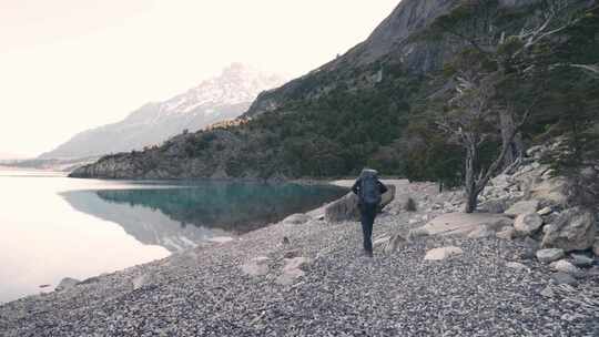 托雷斯德尔潘恩，徒步旅行，湖泊，徒步旅行