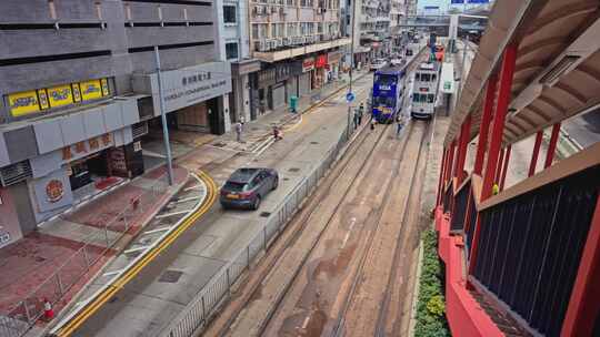 【正版素材】香港城市街道中环