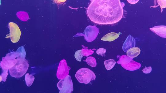 海上水母群